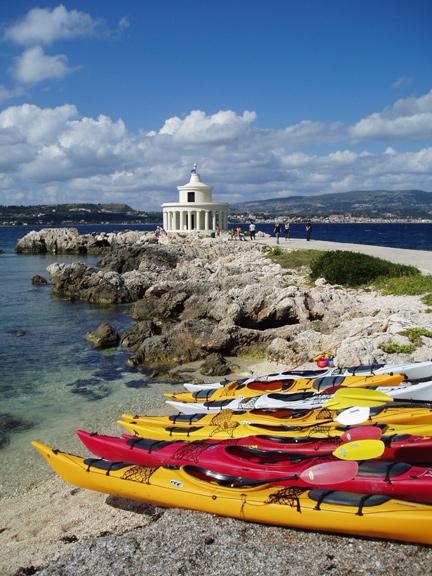 sea kayaking kefalonia, ionian islands, greece