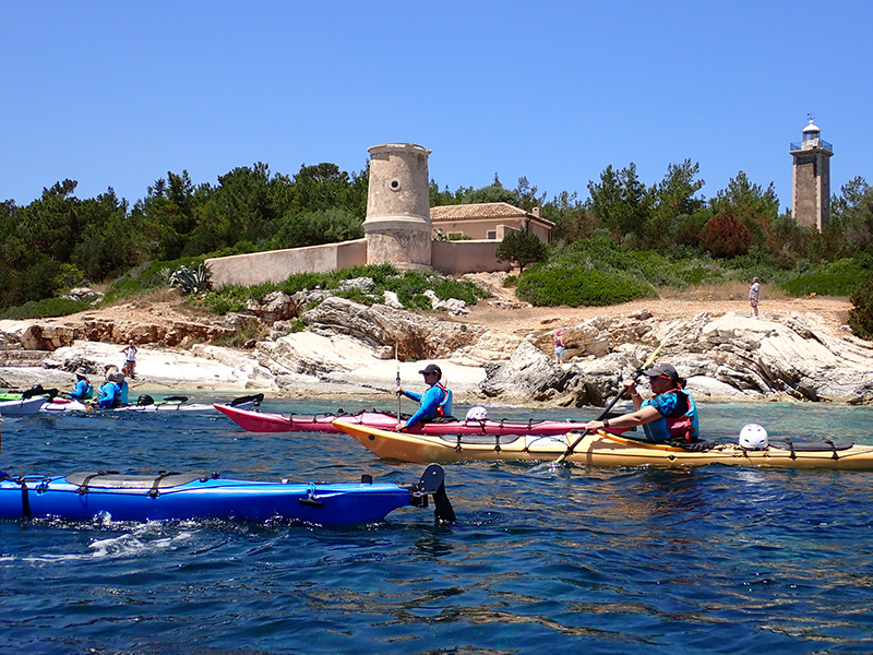 Fiskardo Venetian and British lighthouses