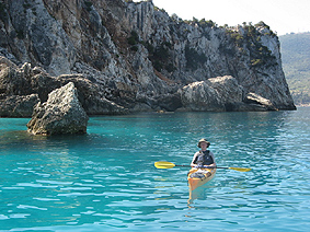 sea kayak Griechenland, Ithaka, Ionischen Meeres