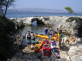 sea kayak Kefalonia, Greece