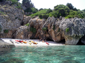sea kayak Griechenland, Kefalonia, Ionischen Meeres